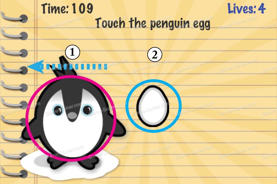 Impossible Test Touch The Penguin Egg Game Solver
