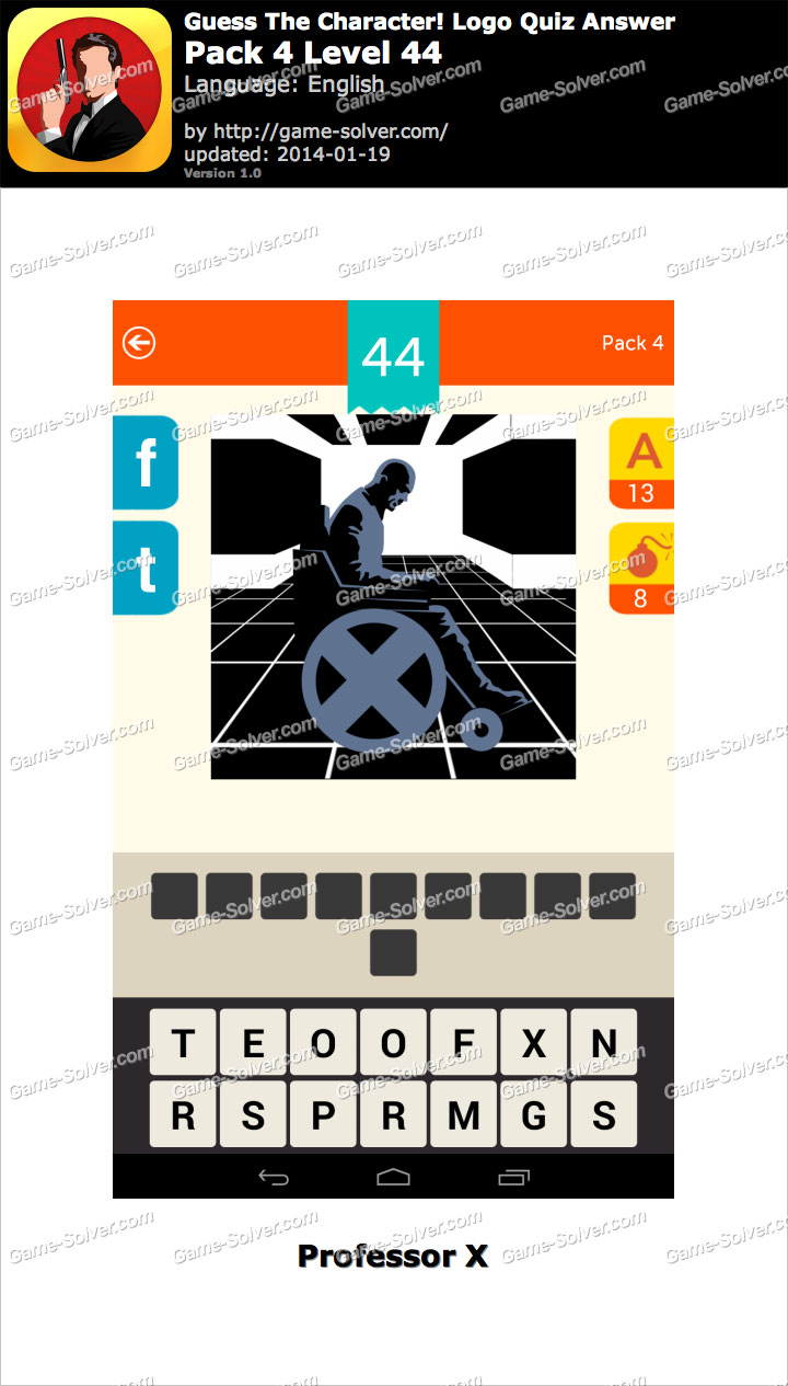 Guess The Character Logo Quiz Pack 4 Level 44 Game Solver