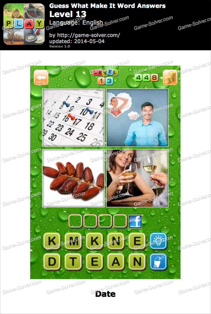 Guess What Make It Word Level 13 • Game Solver