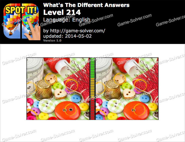 What's The Difference Level 214 Game Solver