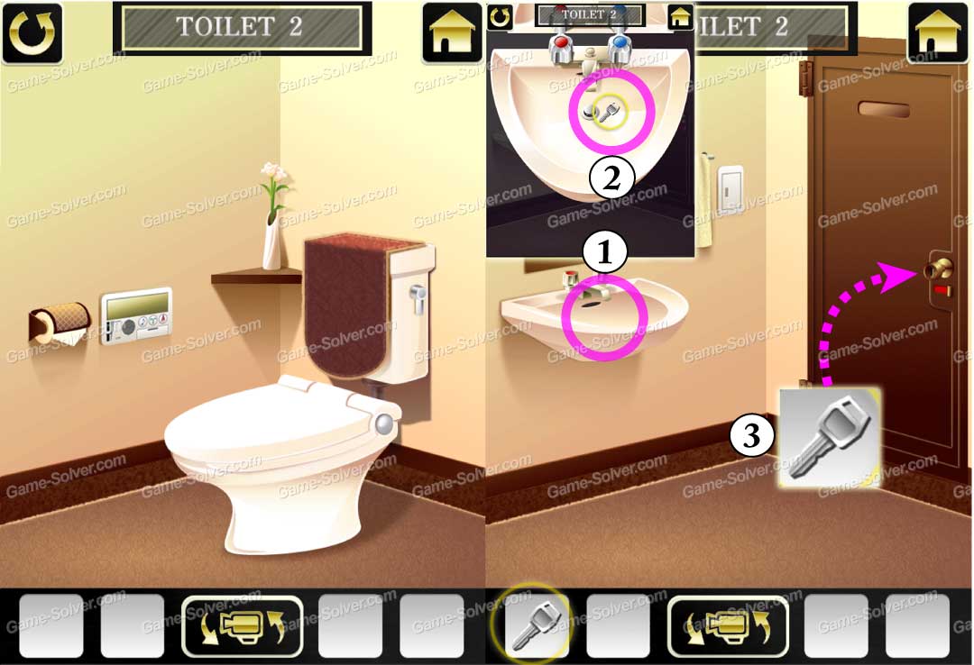 100 Toilets 2 Level 2 • Game Solver