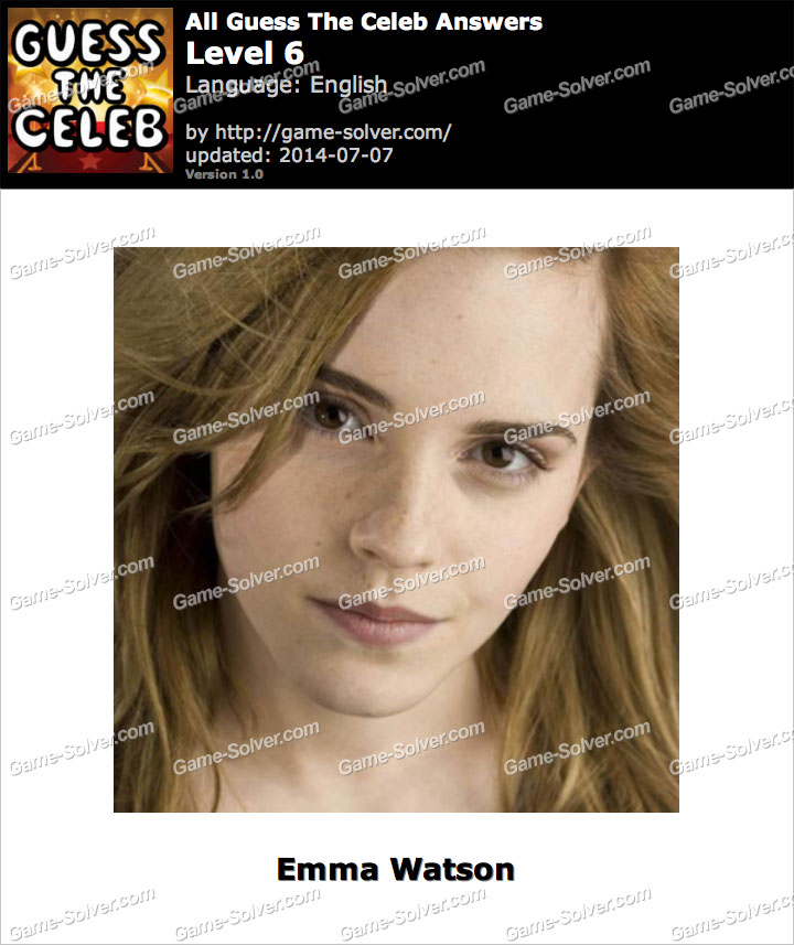 All Guess The Celeb Level 6 • Game Solver