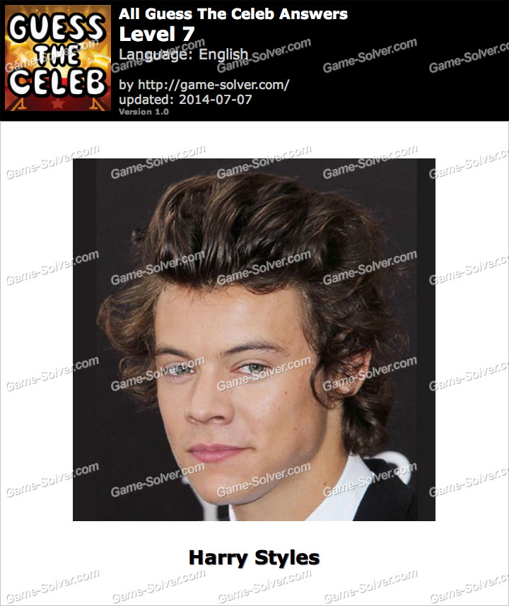 All Guess The Celeb Level 7 • Game Solver