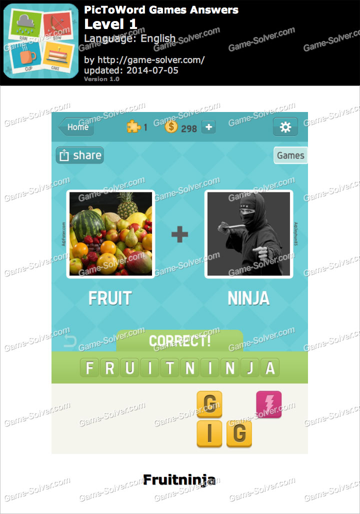 PicToWord Games Answers - Game Solver