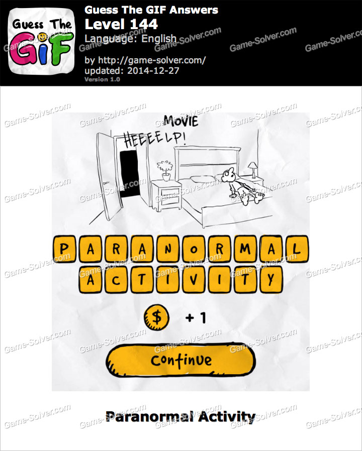 Guess The GIF Level 144 Game Solver