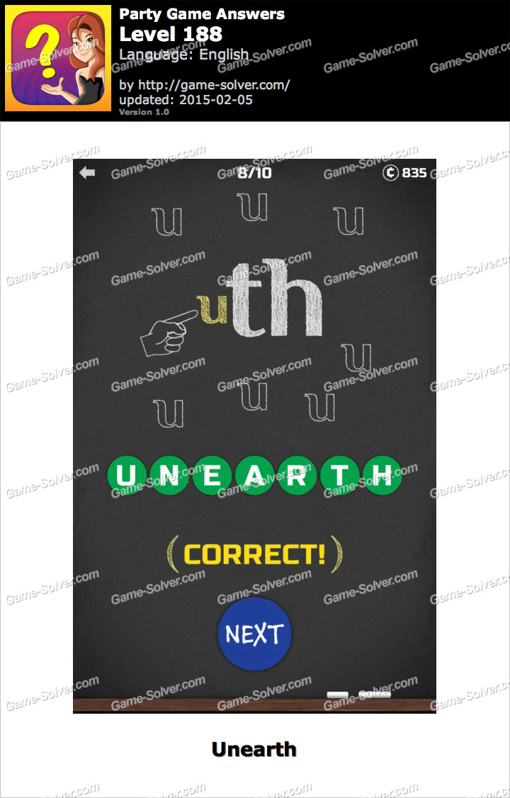 Party Game Level 188 Game Solver