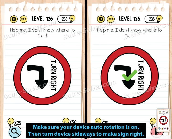 Brain Test Level 126 Answers • Game Solver