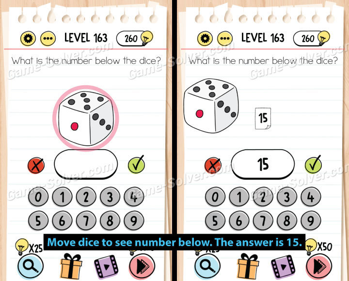 Brain Test Level 163 Answers • Game Solver