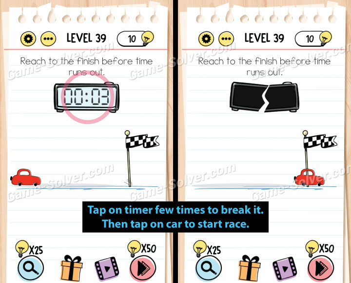 Brain Test Level 39 Answers • Game Solver