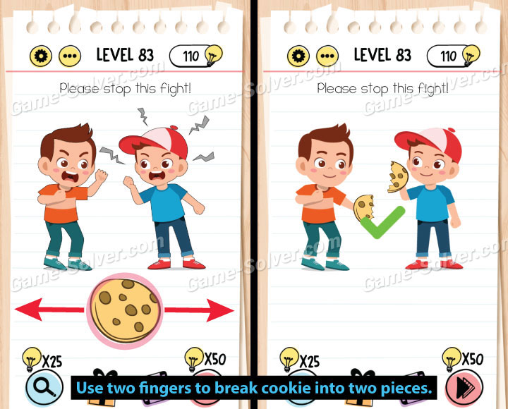 Brain Test Level 83 Answers • Game Solver