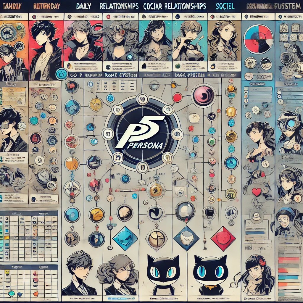 ペルソナ5 チャート を使った効率的な攻略法