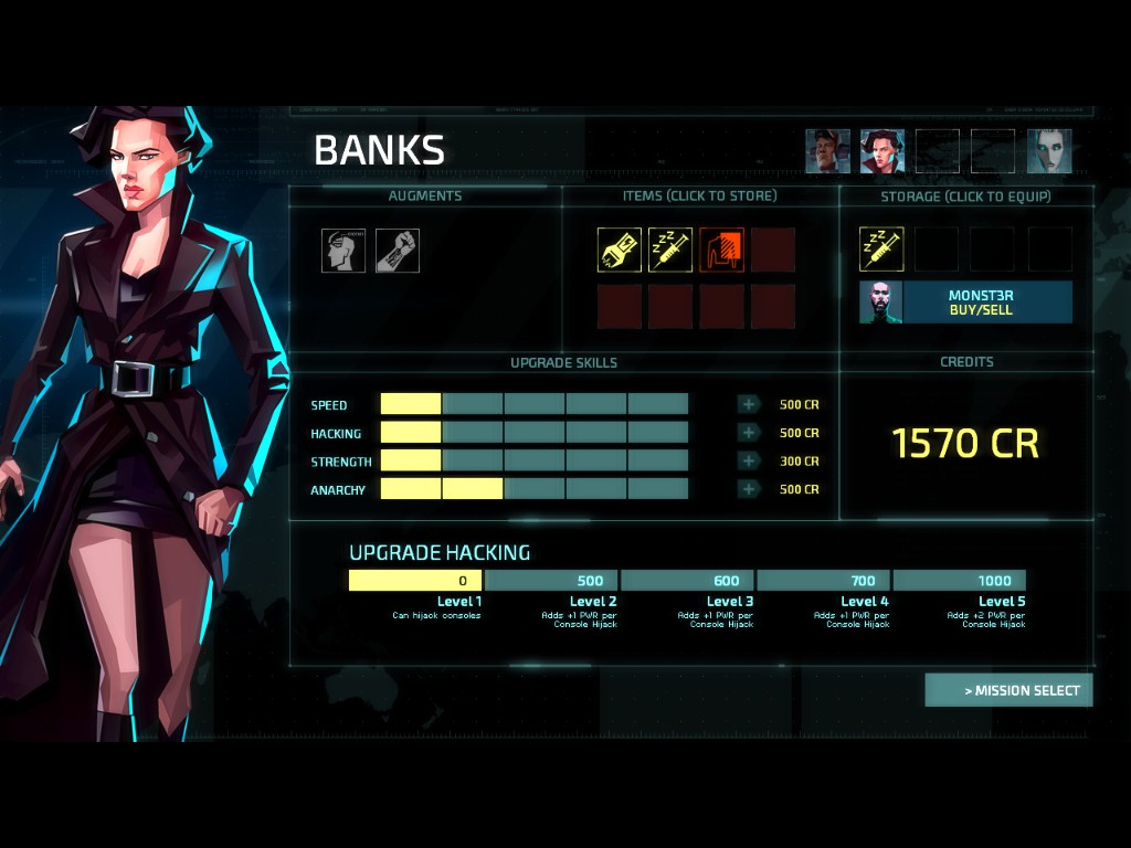 Invisible Inc Out of the Shadows Game Wisdom