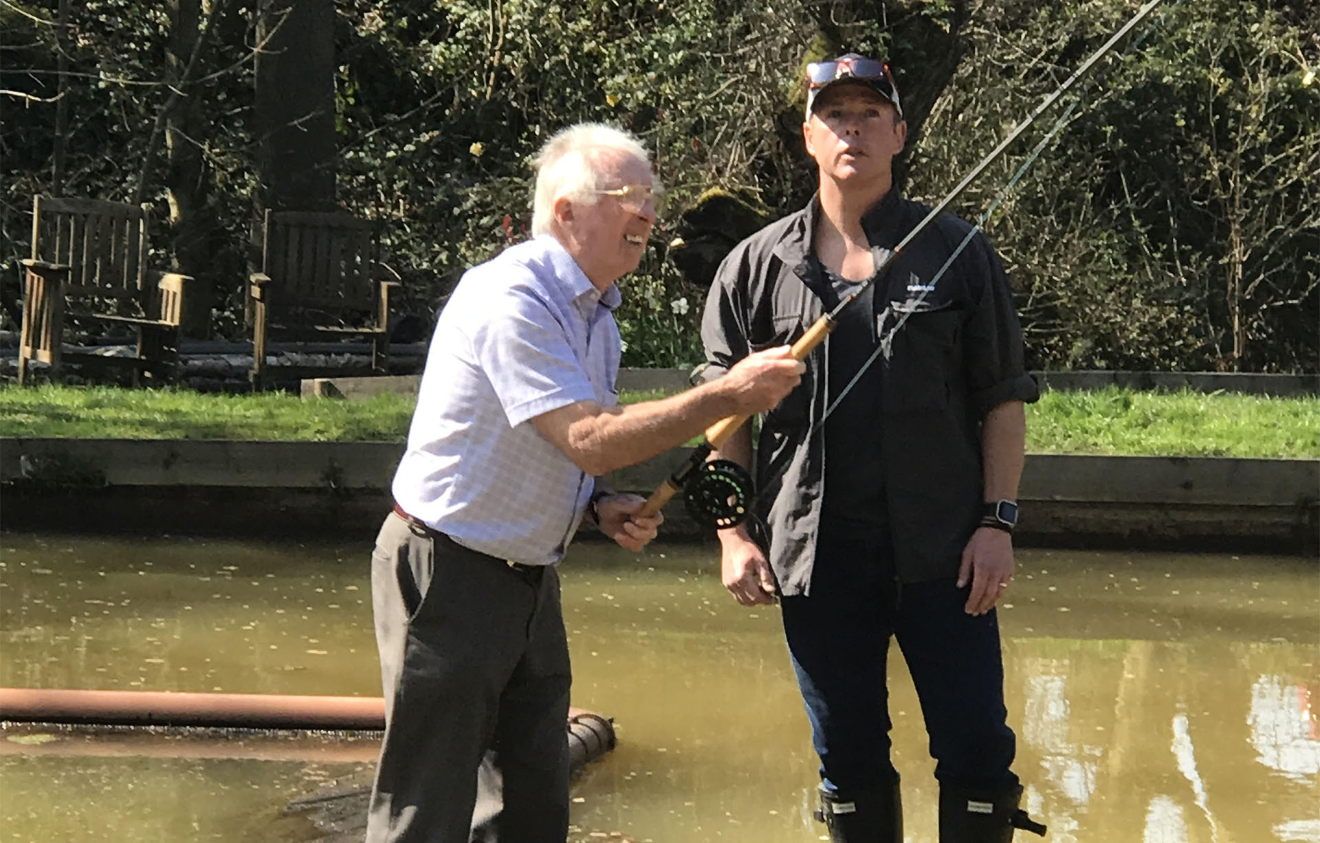 Teaching Fly Fishing Fish & Fly