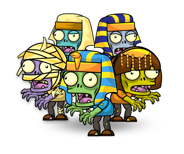 Egyptian Zombies Character Set Game Art Partners