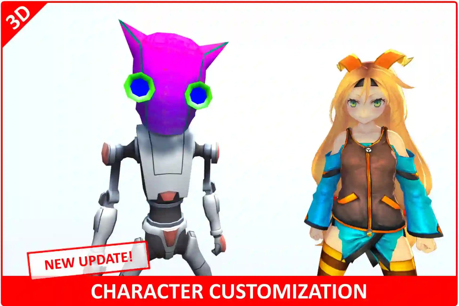 Character Customization 1.4 Game Assets Free