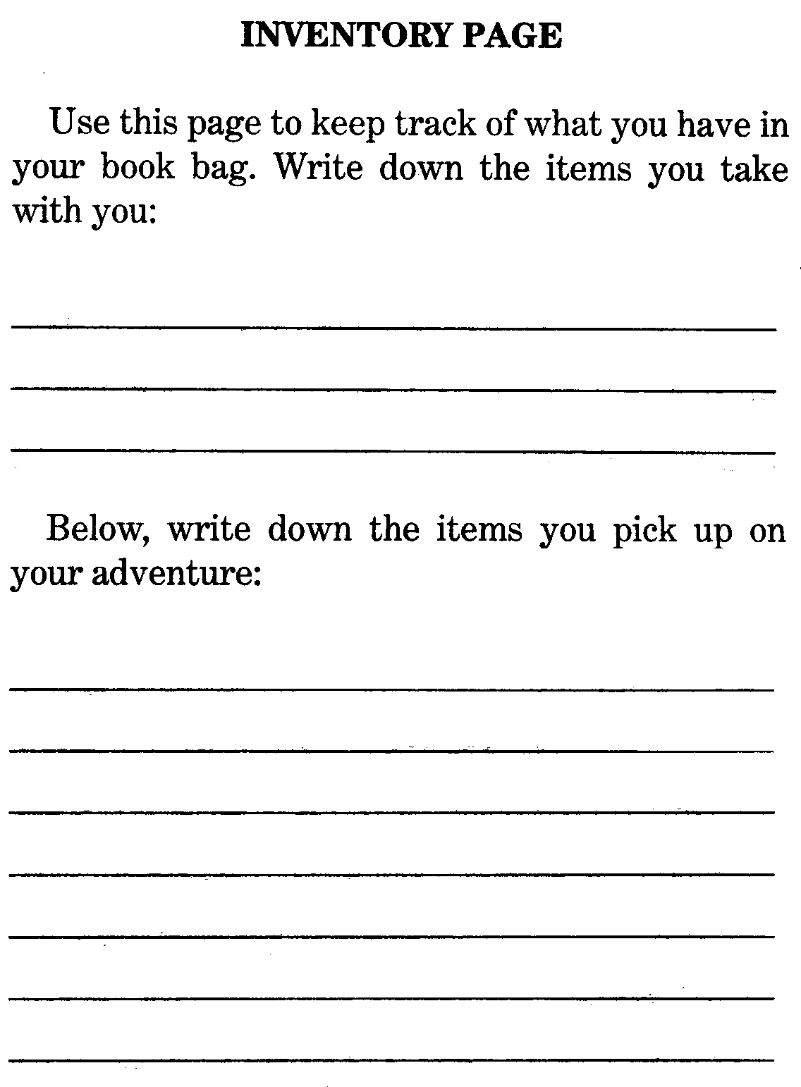 Series Give Yourself Goosebumps Special Edition Demian's Gamebook