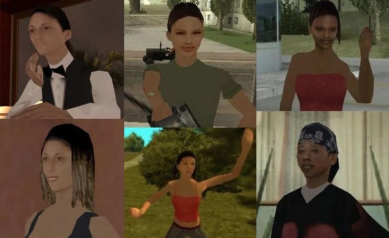 7 Cewek GTA San Andreas Yang Bisa Menjadi Pacar Bang Ucok