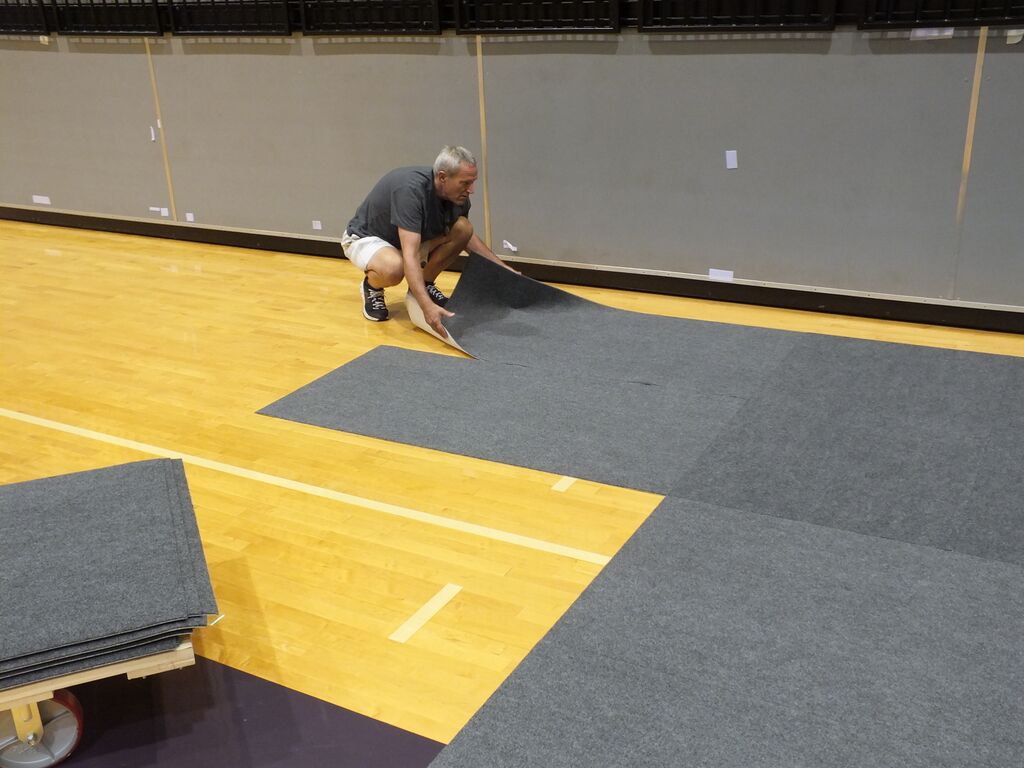 Gym Floor Covering Game Changer Floor Covers, LLC