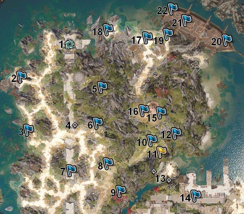 Divinity Original Sin 2 Maps Level by Zones)