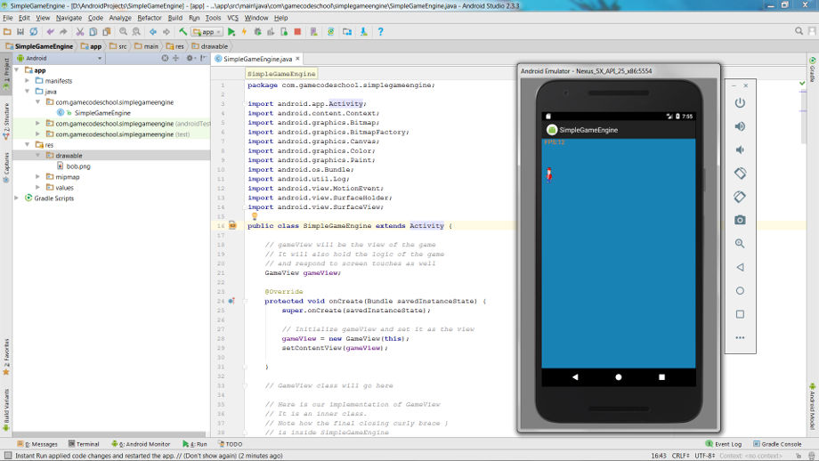 Building a simple Android game engine - Game Code School