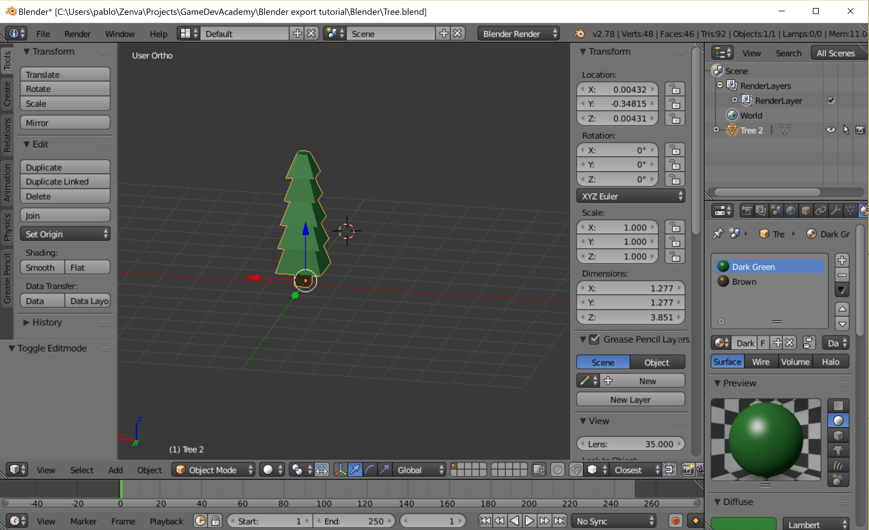 Import 3D Model Blender To Unity