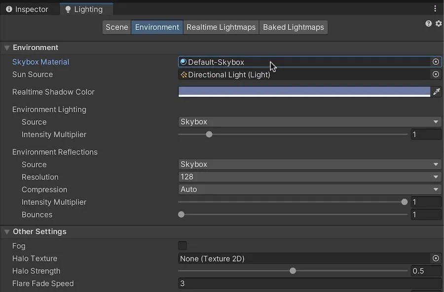 How to change the SkyBox in Unity