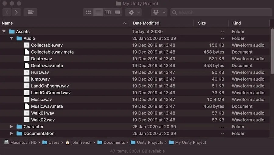 How to download unity project from dashboard ferstep