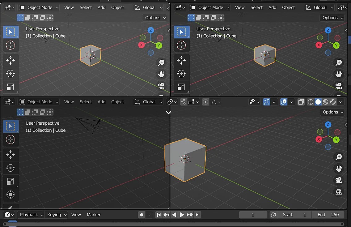 { How to SPLIT and COMBINE WINDOWS in Blender }
