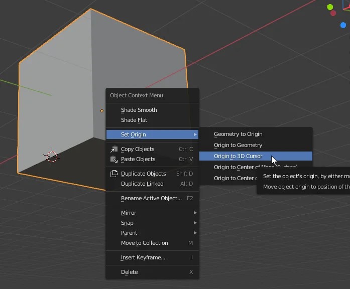 { Cómo CAMBIAR el ORIGEN de un objeto en Blender }
