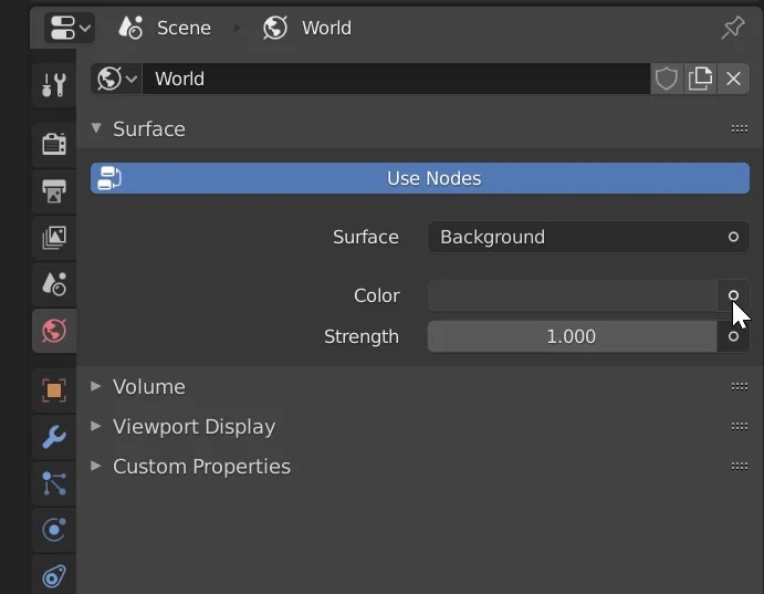 { How to change the BACKGROUND TEXTURE in Blender }