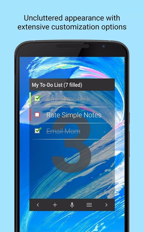 Simple Notes Widget mod