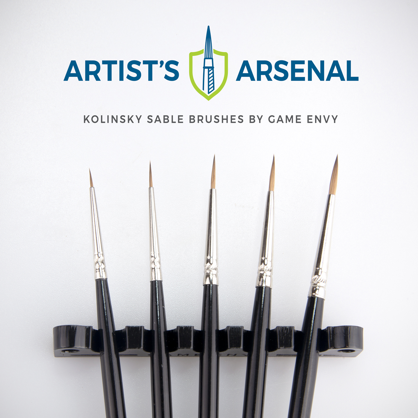 Artist’s Arsenal 5 Piece Sable Brush Set 0002 Game Envy Creations