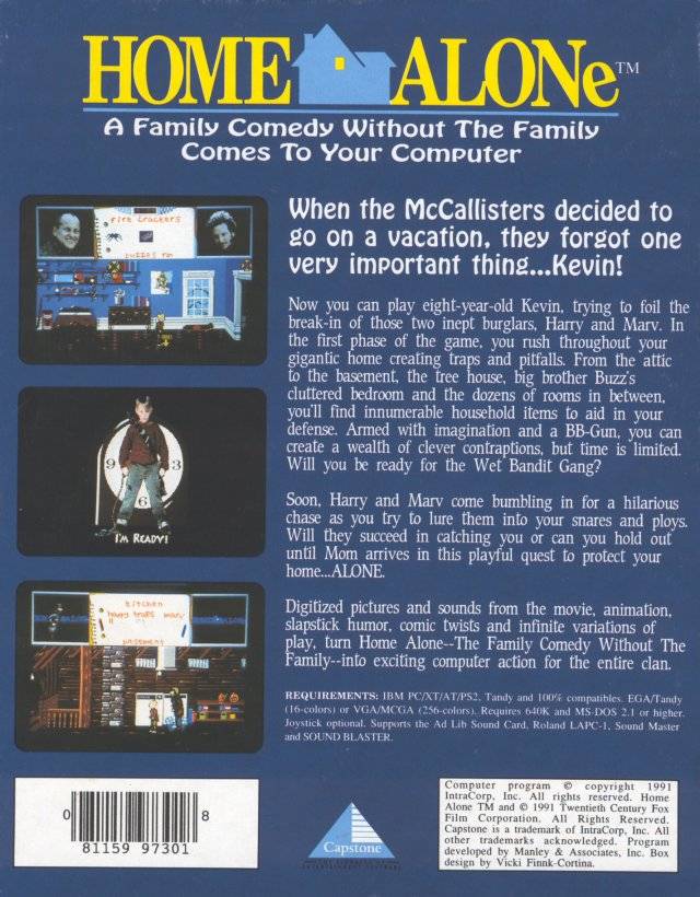 Home Alone Box Shot for PC GameFAQs