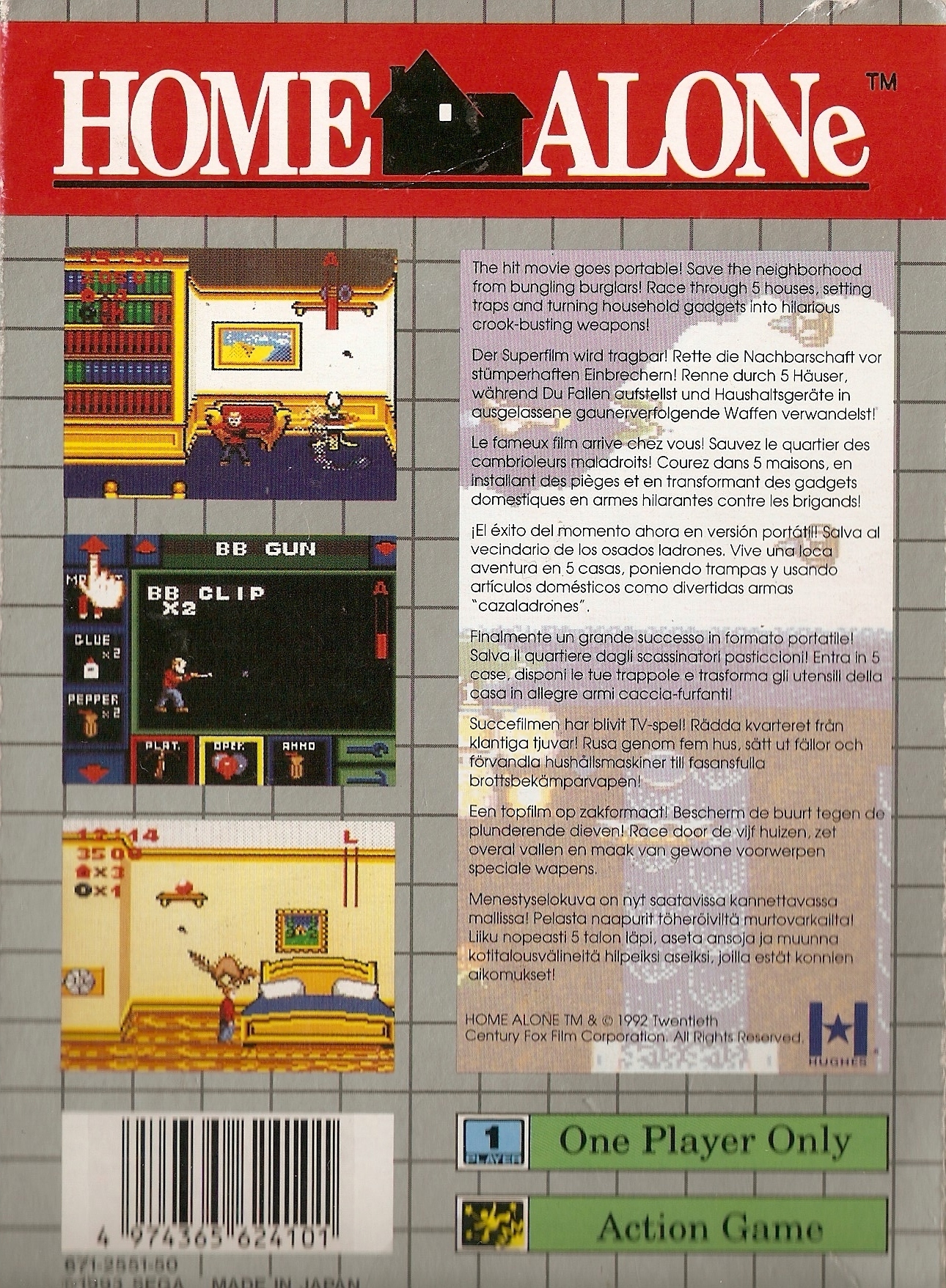 Home Alone Box Shot for Genesis GameFAQs