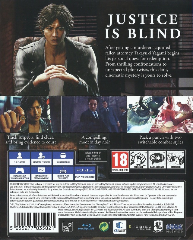 Judgment Box Shot for Xbox Series X GameFAQs