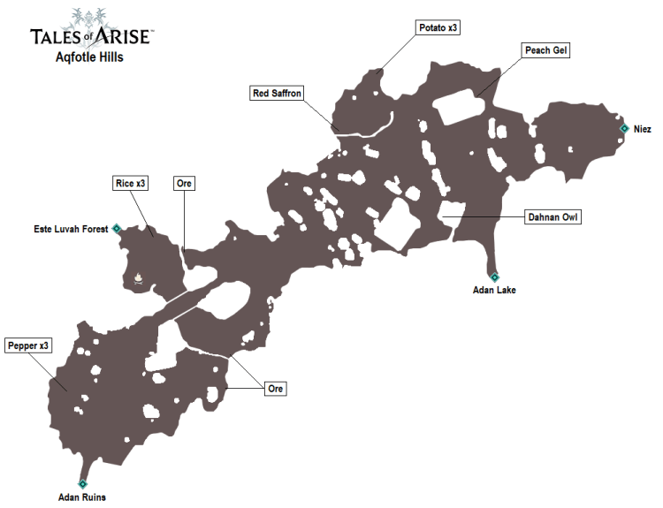 Aqfotle Hills - Tales of Arise Walkthrough &amp; Guide - GameFAQs