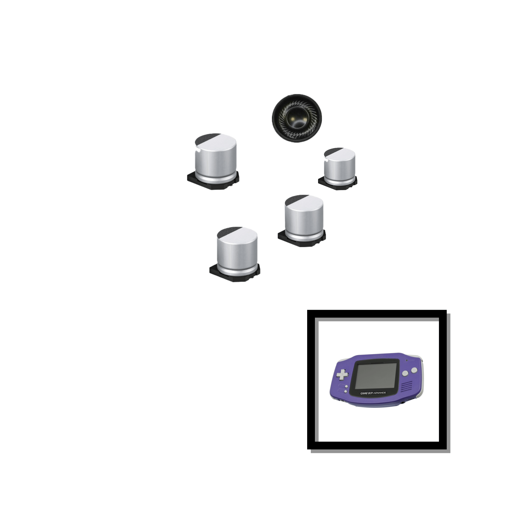 Nintendo Game Boy Advance Repair Kit Fix Sound New Speaker and