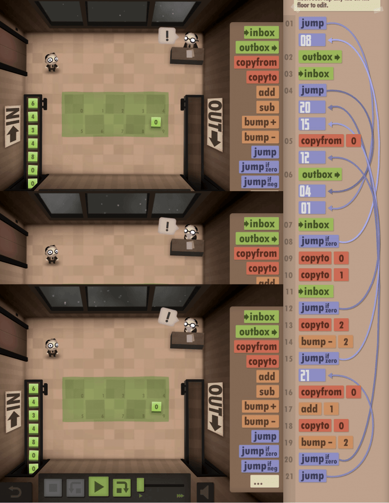 Human Resource Machine Years 20 to 41