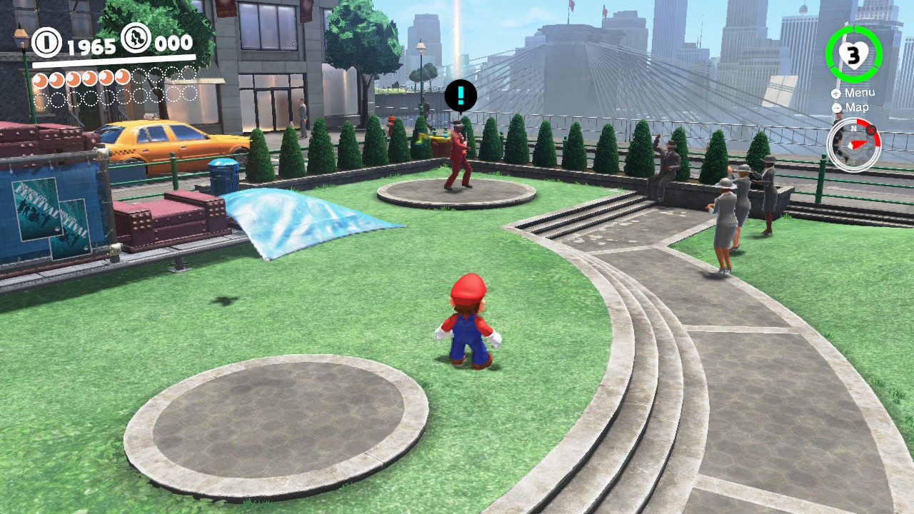 Super Mario Odyssey Metro Kingdom Power Moon Locations