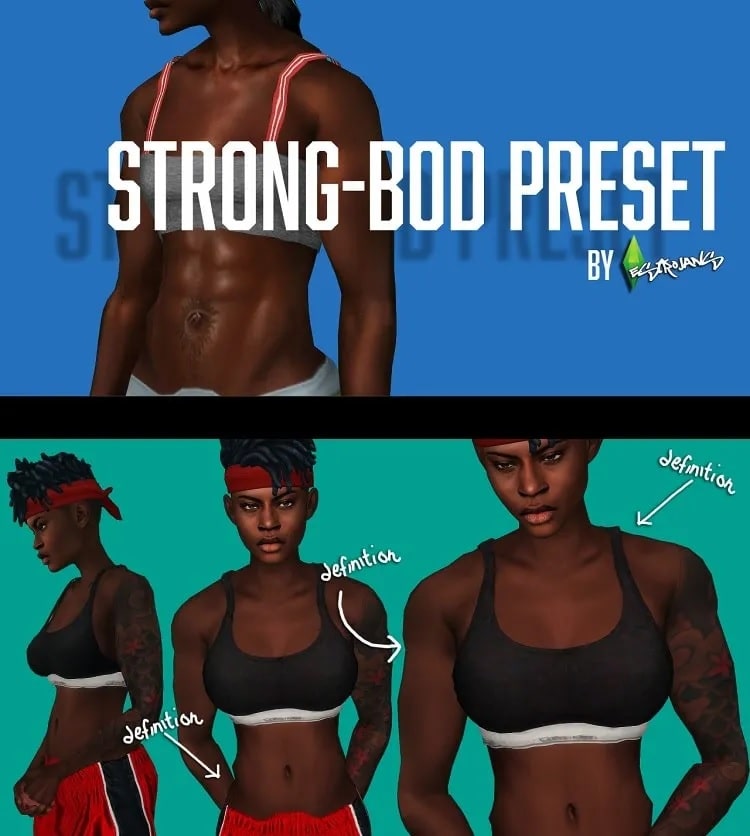 Sims 4 Muscle Mod Definition & Female Mod (Download) 2023