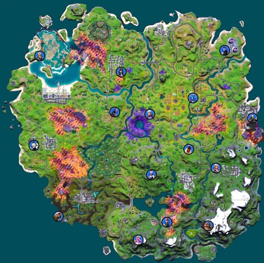Fortnite Stagione 8 ecco tutte le posizioni degli NPC
