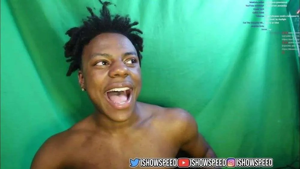 IShowSpeed flashed his audience during YouTube live