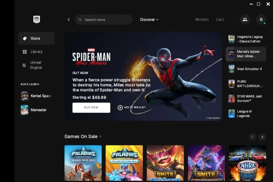 How to play Epic Games on Steam Deck guide