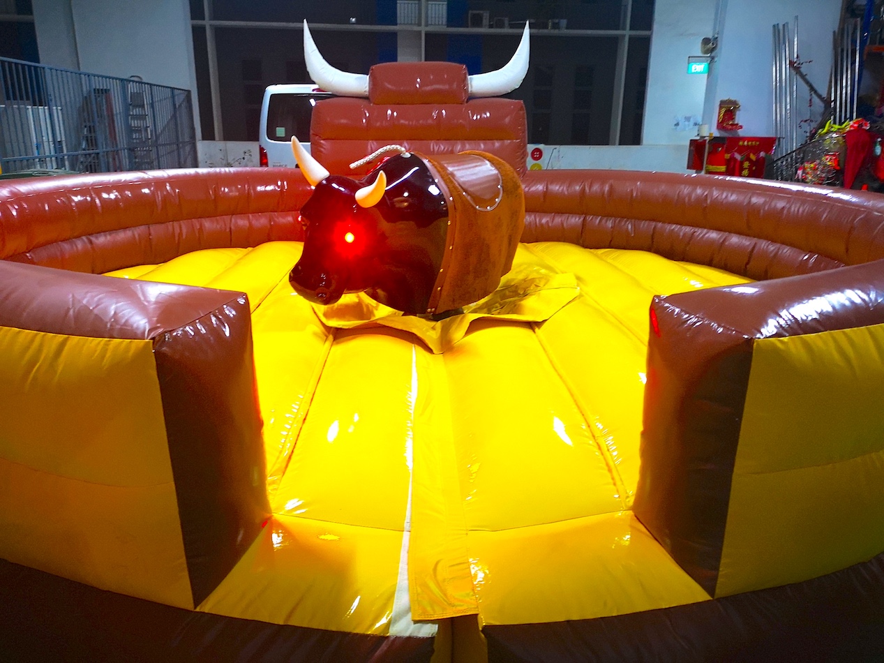 Rodeo Bull Ride Rental Game Master