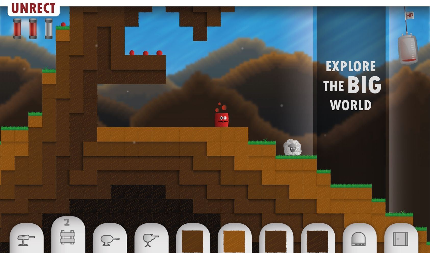 UNRECT An addictive 2D sandbox survival Game News Plus 🎮