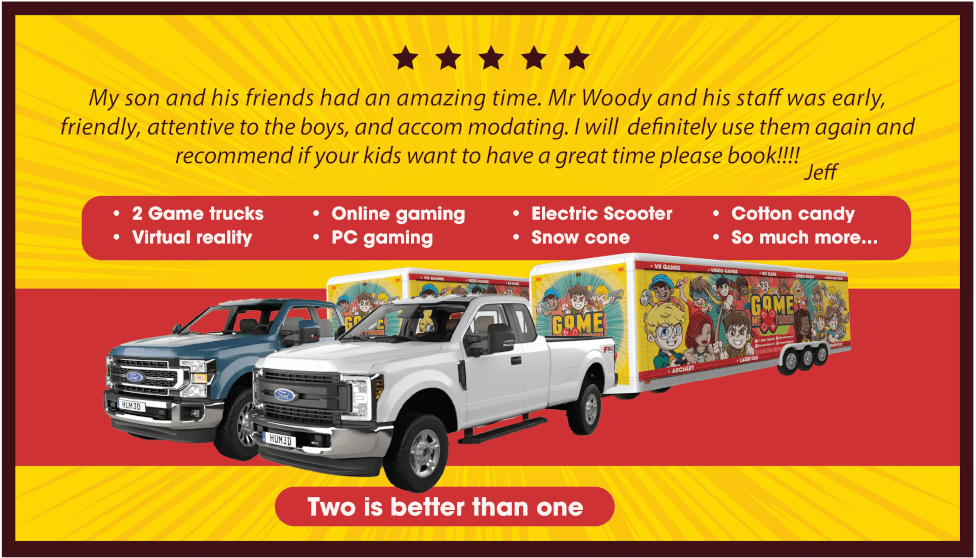 Game Truck Rental Kids Video & Outdoor Party Games GameNextDoor