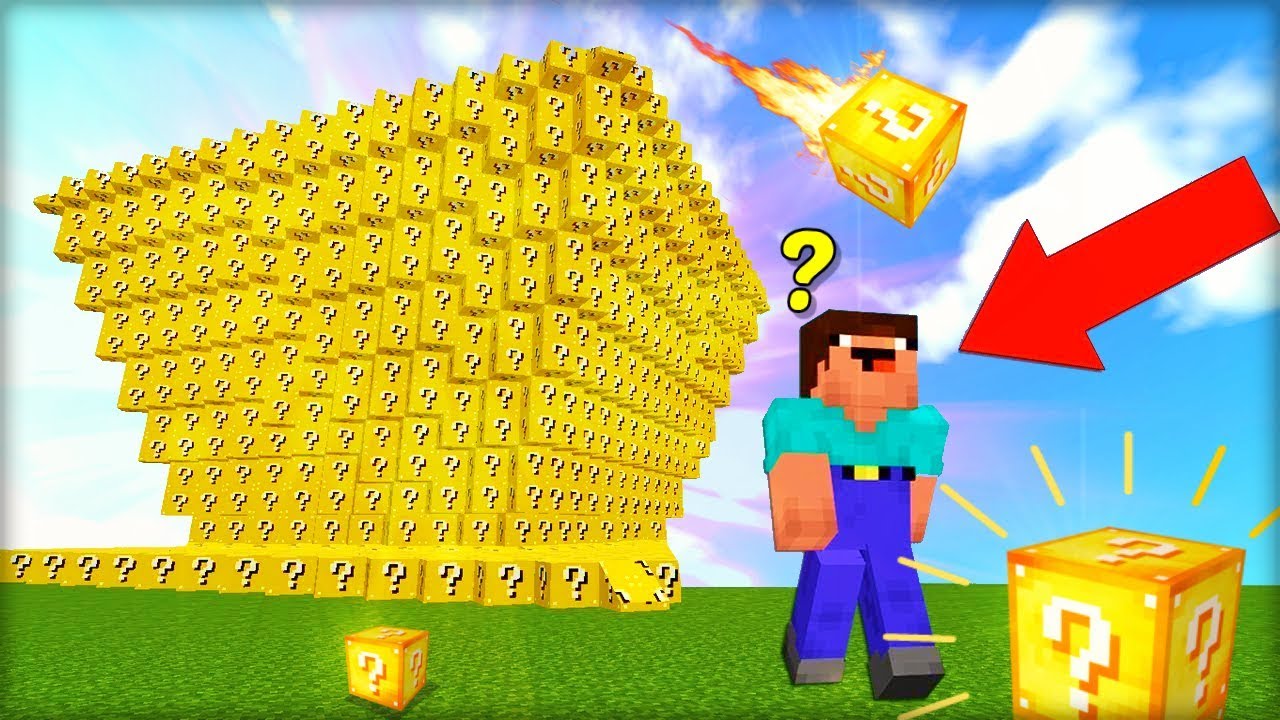 NOOB vs. LUCKY BLOCK TSUNAMI! PVNST Gameo.cz videa o hrách