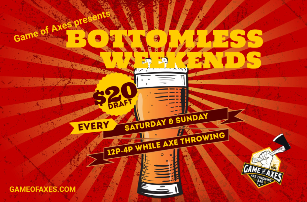Weekly Specials & Events Game of Axes