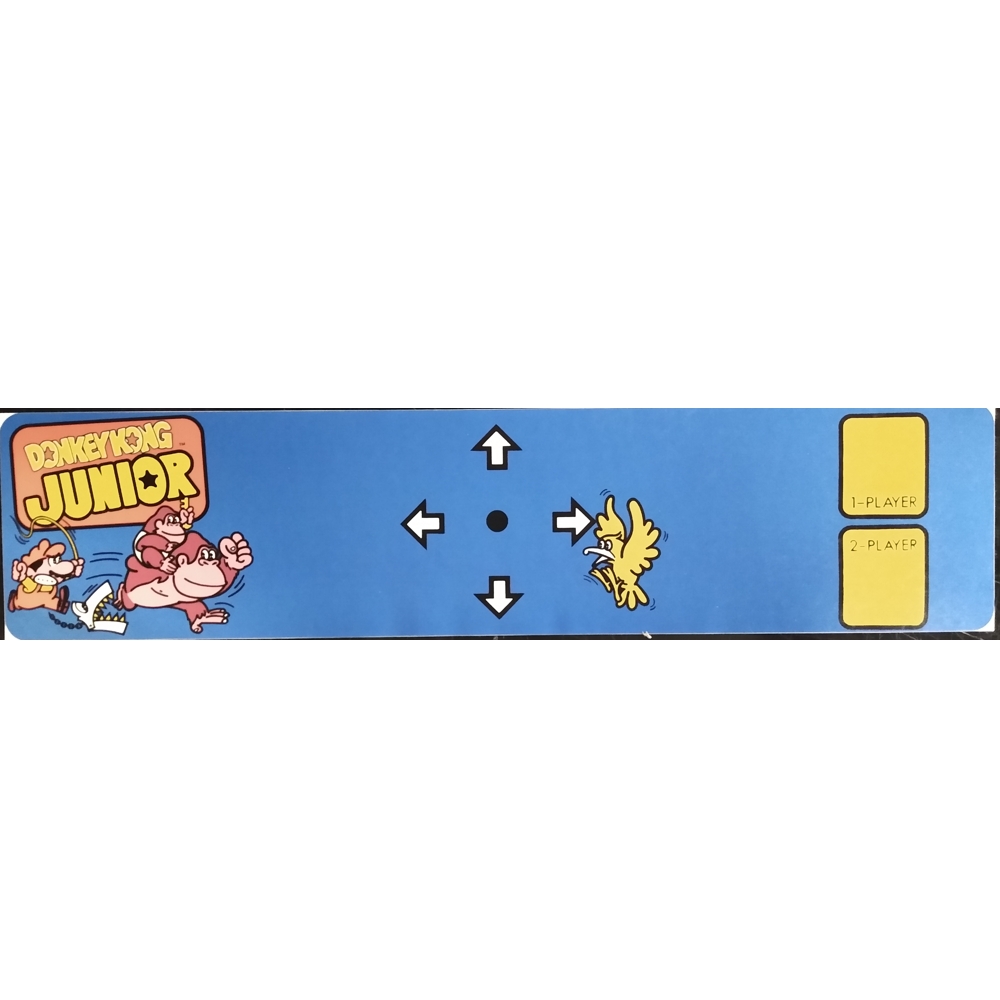 Donkey Kong Jr. Control Panel Bargain Bin 22.25 Inches Wide X 5.125 Inches Tall GameOnGrafix