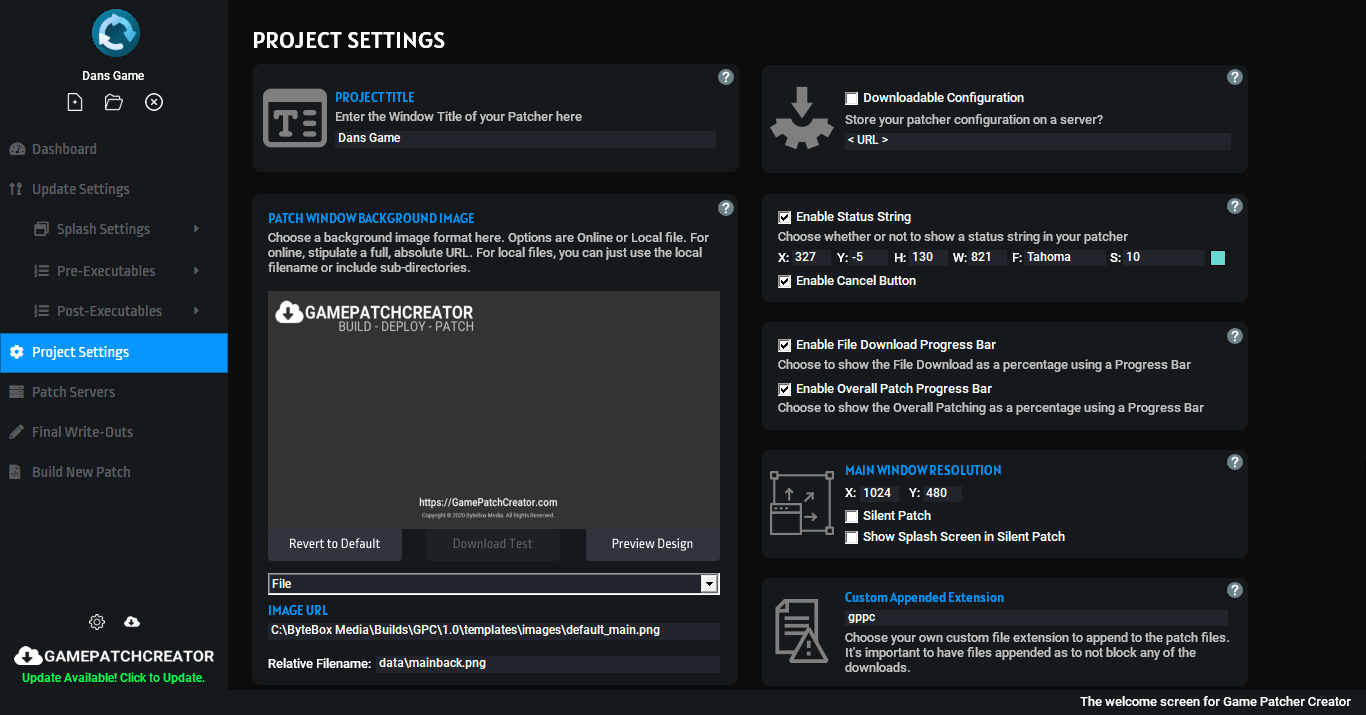 Game Patch Creator Screenshots Game Patch Creator